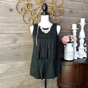 Marc by Marc Jacobs Silk Tiered Blouse sz S